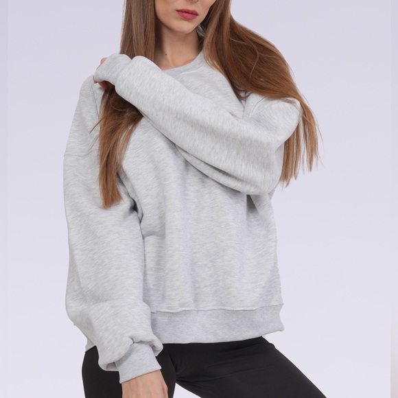 Minark Women’s Oversized Sweatshirt. Long Sleeve Fall/Winter - Picture 3 of 4